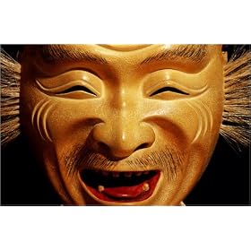 photographie Noh mask Warai-jo. est disperible en (L x H): 110 x 70 cm de F. Carter