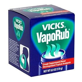 Vicks VapoRub Cough Suppressant/Topical Analgesic , 6 oz (170 g)