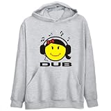 Produkt-Bild: Dub - female smiley Herren Hoodie Grau meliert