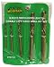 Mountain 7505 5-Piece HSS Left Hand Cobalt Drill Bit Set