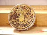 Premium Mixed Nuts , in a large Clear Canister