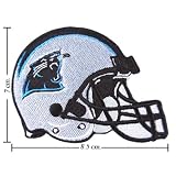 Carolina Panthers Patch Helmet Logo Embroidered Iron on Patches