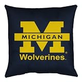 University of Michigan Wolverines Throw Bed Pillow