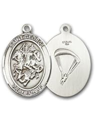 Sterling Silver St. George Paratrooper Medal