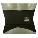 ITA-MED Co. Elastic Duo- Adjustable Back Support- Medium Support with Pocket - Black