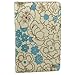 JAVOedge Poppy Book Style Case for Barnes & Noble Nook Color / Nook Tablet (Sky Blue) - Latest Generation