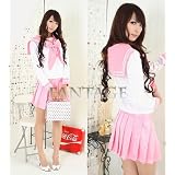 380　セーラー服　ピンク　コスプレ　衣装　長袖