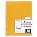 Mead Spiral Notebook, College Ruled, 1 Subject, 70 Sheets, 10.5 x 7.5 Inches, Assorted Colors (05512)