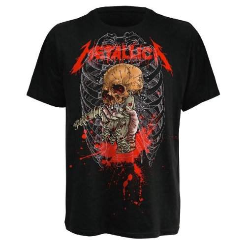 Atmosphere Mens Metallica Alien Birth -T-shirt X-large