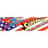  : Superman is my Copilot/I Brake for Super Powers Bumper Sticker Set