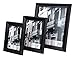 Kiera Grace Contemporary luxury-frames, 4 x 6, Black with Raised Leaf Border