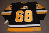 JAROMIR JAGR Pittsburgh Penguins 1992 CCM Vintage Throwback Away Hockey Jersey