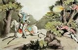 Army Discoveries - Dispatches Etching , Humorous Caricatures Engraving Intaglio