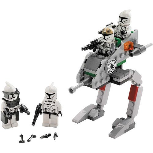 51DGutGP2cL Lego Star Wars Movie Series The Clone Wars Battle Pack Set # 8014   Clone Walker with 2 Clone Troopers, Clone Gunner, Clone Commander and ARC Trooper Gear