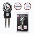 Team Golf 31145 Houston Texans Divot Tool Pack with Signature tool