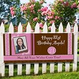 Personalized Photo Birthday Party Banner - Birthday Fun