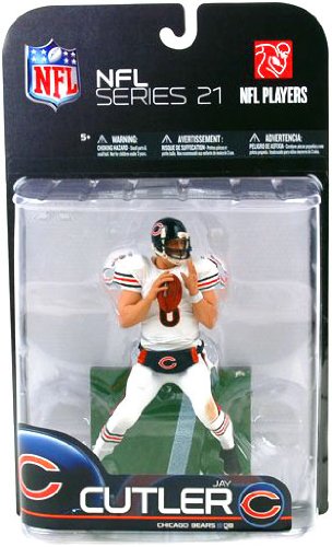 McFarlane Toys Action Figure - NFL Sports Picks 2009 Series 21 - JAY CUTLER (White Jersey) VARIANT