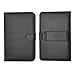 IVSO Micro USB Folio Keyboard with Stand Universal PU Leather case for BLU Studio 7.0 II Tablet (Black)