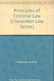 Principles of criminal law