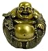 Bronze Happy Buddha In 3 Sizes Holding Ru Yi