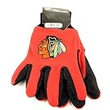 Chicago Blackhawks 2-Tone Jersey Gloves (One Size Fits Most)