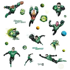 RoomMates RMK1652SCS Green Lantern Peel and Stick Wall Decals