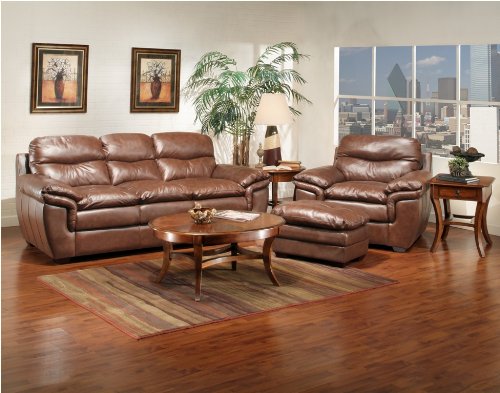 Conrad Leather Living Room Set - Largo Furniture