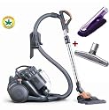 Dyson DC08 Orange + Bodenstaubsauger mit Matratzend&uuml;se & Softb&uuml;rste Sondermodell