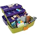 Avocado Green/Purple Creative Options Craft Box 15.125"X8.25"X7.5" Creative Options 5300-86