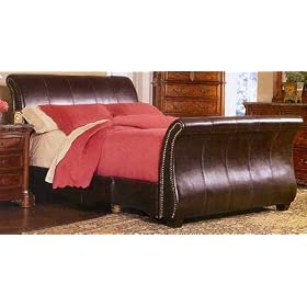 Bennington California King Size Leather Bed