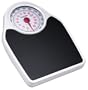 Salter 145 Fitness Mechanical Bathroom Scale, Black and White