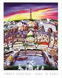 51DH8QM3REL. SL160  April in Paris, Art Poster by Linnea Pergola