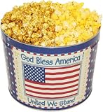 God Bless America 2gal Gourmet Popcorn Gift Tin
