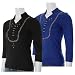Girl Talk Metal Accent Mandarin Collar Junior Top