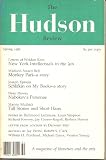 The Hudson Review, Spring 1985 (Feature article: Some Letters by Weldon Kees: New York Intellectuals in the 40s, Number 1, Spring 1985, Volume XXXVIII)