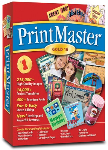 Childrens Toyshop  Software : Print Master Gold Version 16.0