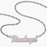 Iowa Hawkeyes Hawkeyes Sterling Silver Script Necklace