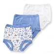 Gerber3 Pack Training Pants, Blue/White, 2T