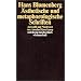 �sthetische und metaphorologische Schriften (suhrkamp taschenbuch wissenschaft)