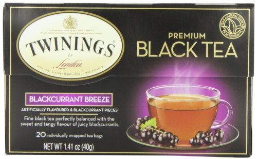 Twinings Tea Blackcurrant 20-Count Boxes Pack of 6B004EI1HT2