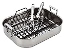 All-Clad Stainless Roasting Pan with Rack and Turkey Forks