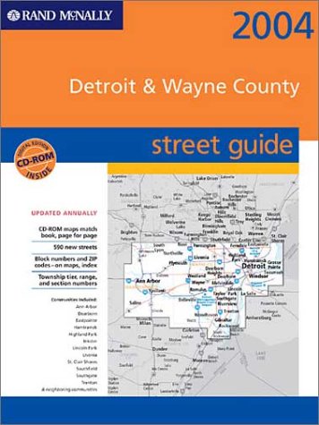 Rand McNally Detroit, Wayne Street Guide (Rand McNally Street Guides)
