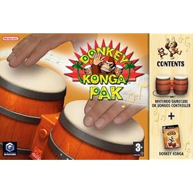 Donkey Konga (Includes Bongos) (GameCube)