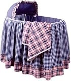 Hoohobbers Bedding Cover Skirt Set -Cocoa Orange