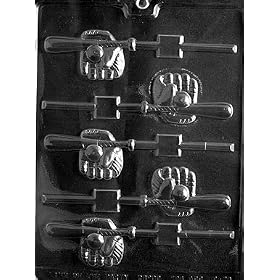 Buy BASEBALL BAT,GLOVE,BALL POP Sports Candy Mold Chocolate now!