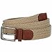 Luxury Divas Braided Stretch Belt With Gunmetal Buckle