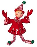 Annalee 9-Inch Red Candycane Elf