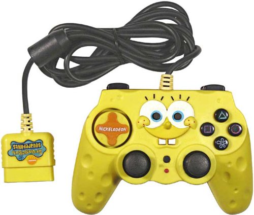 Childrens Toyshop   : Meerkats Spongebob Patrick Buddy Controller Twin Pack (PS2)