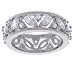 Sterling Silver CZ Eternity Band Ring