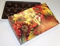 Scott's Cakes Chocolate Chip Fudge Truffles 1 lb. Fall Leaf Box
